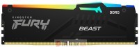 KINGSTON DIMM DDR5 16GB 6800MT/s KF568C34BBA-16 FURY Beast Black RGB XMP