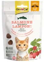 GIMCAT SNACKS CRUNCHY SALMON W/RASPBERRY 50G.-poslastice za mace