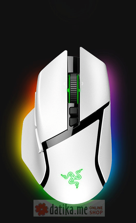 Razer Basilisk V3 Pro Wireless gejmerski mis, Bijeli 