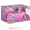 ZURU Igracka Sparkle girlz pink automobil i lutka set в Черногории