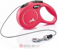 Flexi Povodac New Classic Xsmall Cord 3M Red 