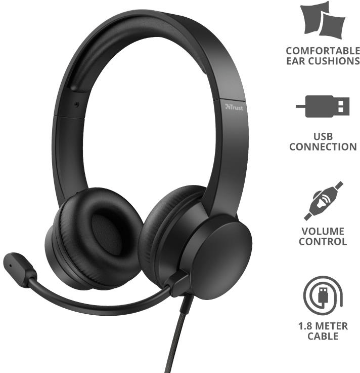 Trust Rydo On-Ear USB Headset
