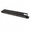 Value Cat.6A (Class EA) 19", 24 Ports, STP, Patch Panel, black in Podgorica Montenegro