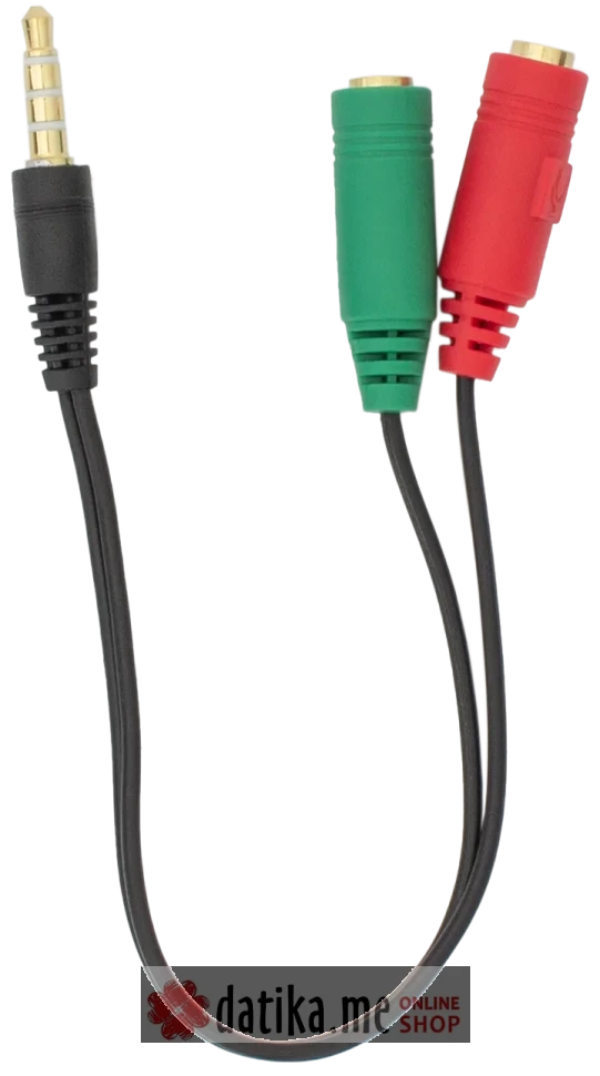 SBOX ADAPTER 2 x 3.5 mm Female 3-Pin - 3.5 mm Male 4-Pin