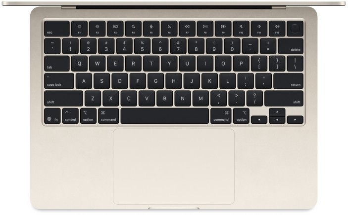 APPLE  MBA 13.6: STARLIGHT/M4 10C CPU/10C GPU/24GB/512GB-CRO (mc6a4cr/a) в Черногории