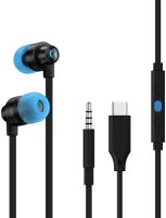  Logitech G333 in-ear USB-C Slusalice sa mikrofonom, Black