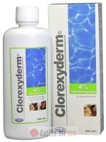 Clorexiderm Šampon 4% Za Čišćenje Krzna i Kože Kućnih Ljubimaca 250ml
