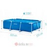 Intex 28272 bazen sa metalnom konstrukcijom  300cm x 200cm x 75cm в Черногории