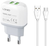 LDNIO Q229 USB/TIP C QC3.0 20W punjač + kabl Tip C