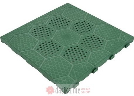 ARTPLAST Pod PVC zeleni 400x400x25mm E40V