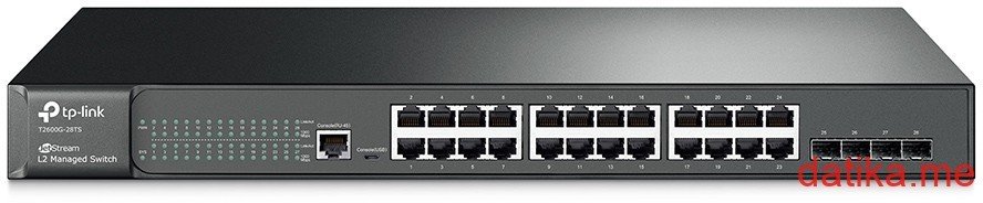 TP-Link T2600G-28TS JetStream 24-Port Gigabit L2 Managed Switch with 4 SFP Slots в Черногории