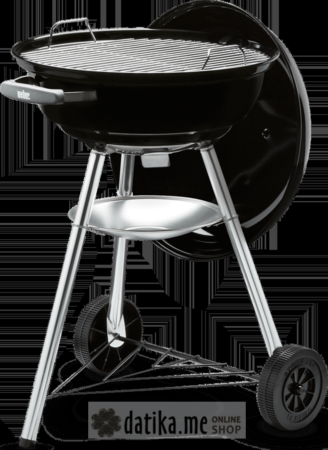 WEBER Roštilj Compact Kettle sa poklopcem i točkovima fi 47cm crni Weber