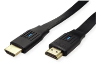 VALUE HDMI 8K (7680 x 4320) Ultra HD Cable + Ethernet, Flat, M/M, black, 2 m