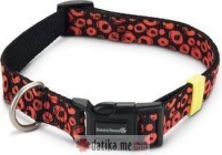 Beeztees OGRLICA ZA PSE SCRIBBLES BLACK 48-70X25CM