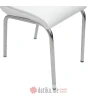 PAKKETO STOLICA Avante PU chair white-chrome leg в Черногории