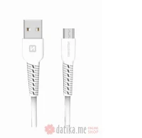 Swissten Data kabl USB/MICRO USB 1.2m bijeli