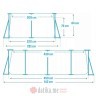 Intex 28273 bazen sa metalnom konstrukcijom  450cm x 220cm x 84cm
