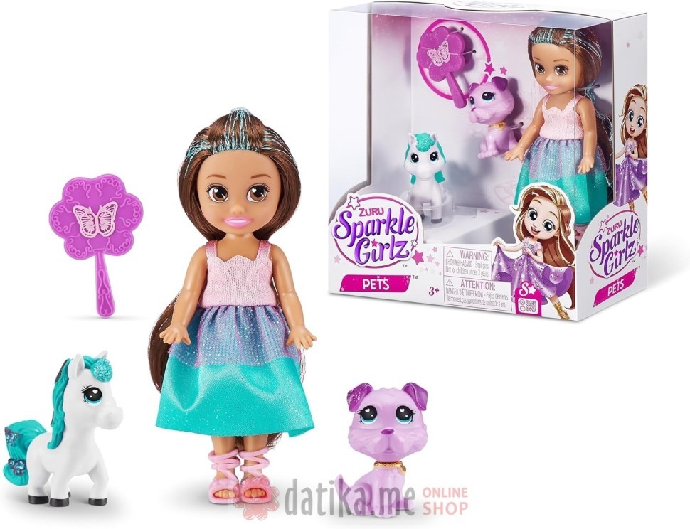 ZURU Igracka Sparkle girlz lutkica i ljubimac в Черногории