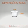 Nadir AMERICANO SET POSUDA 3/1 (150ml+350ml+615ml)