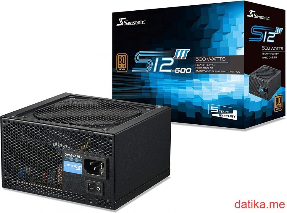 SeaSonic S12III 500W 80 PLUS Bronze 