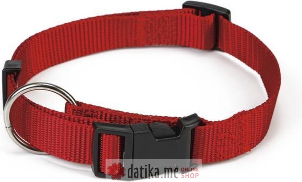 Beeztees OGRLICA ZA PSE ADJUSTABLE RED 35-55 cm x 20 mm