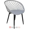 PAKKETO STOLICA Chair Ezra I pakoworld PP gray-black leg