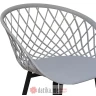 PAKKETO STOLICA Chair Ezra I pakoworld PP gray-black leg