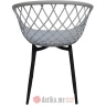 PAKKETO STOLICA Chair Ezra I pakoworld PP gray-black leg