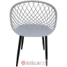 PAKKETO STOLICA Chair Ezra I pakoworld PP gray-black leg