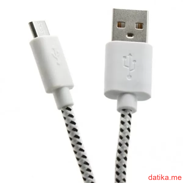 Sbox Kabl ​micro USB 1M White 