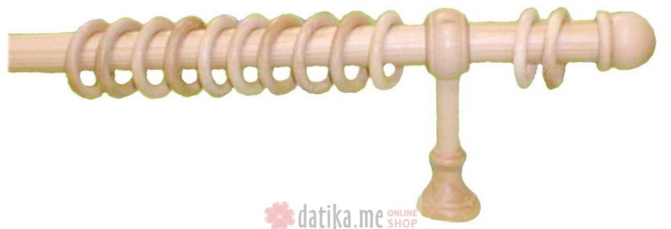 Gardinia Garnišla Bona fi 28mm 240cm natur