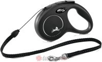 Flexi Povodac New Classic Small Cord 5M Black