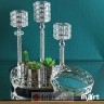 INART CVIJECE U SAKSIJI SUCCULENT IN A POT 3 DESIGNS D6Χ12 (Silver)