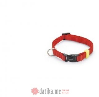 Beeztees OGRLICA ZA PSE UNI CRVENA 20-30 cm x 10 mm