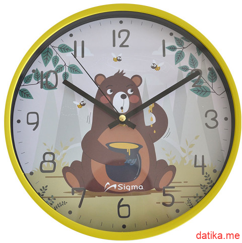 Sigma Zidni sat decji 25cm (meda)​ BT-2191C-Y 