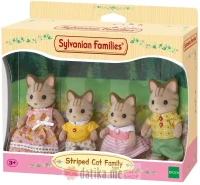 Epoch Igracka Sylvanian, porodica prugastih mackica