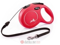 Flexi Povodac New Classic Medium Cord 5M Red 