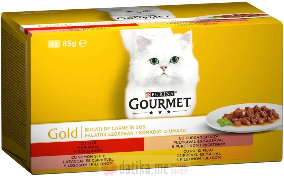 GOURMET KOMADICI U SOSU MIX 4X85GR в Черногории