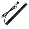 ROLINE PDU for Cabinet, 9x socket, 45°, 16A, Aluminium, 2 m в Черногории