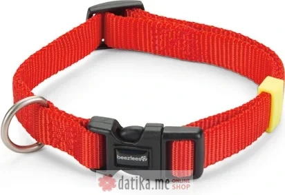 Beeztees OGRLICA ZA PSE UNI CRVENA 26-40 cm x 15 mm 