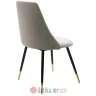 PAKKETO STOLICA Chair Giselle pakoworld velvet grey leg black-golden