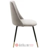 PAKKETO STOLICA Chair Giselle pakoworld velvet grey leg black-golden