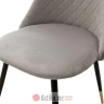 PAKKETO STOLICA Chair Giselle pakoworld velvet grey leg black-golden