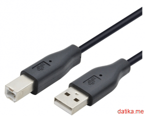 E-GREEN Kabl 2.0 USB A - USB B M/M 5m 