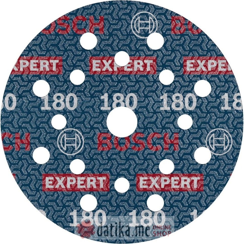 BOSCH Brusni disk za razne materijale 125mm, 6/1 G180 EXPERT O780