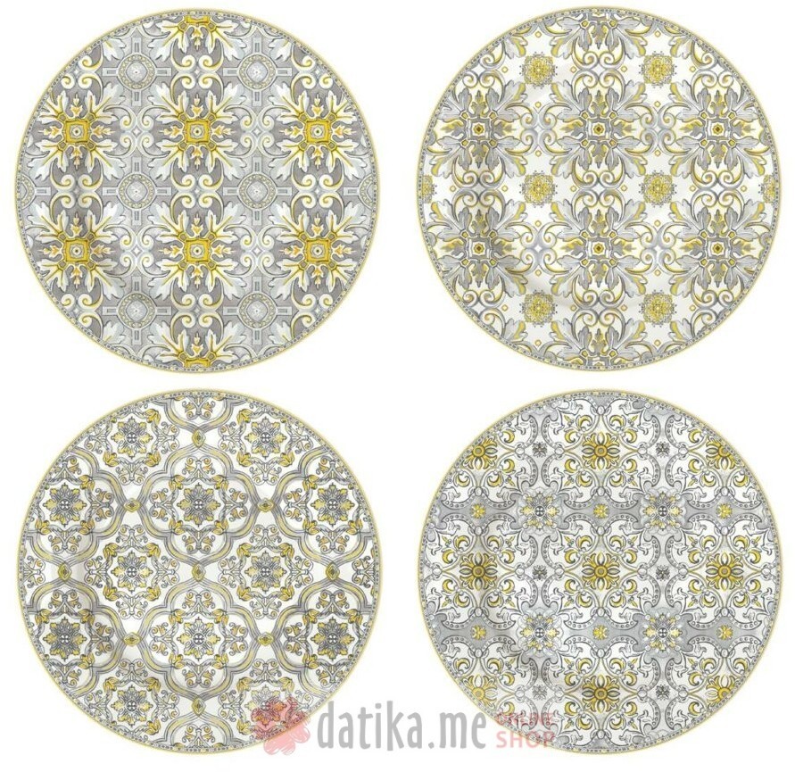 EASY LIFE SET TANJIRA 4/1 19cm MAIOLICA GREY