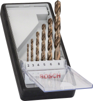 Bosch Burgije za metal HSS-Co 2-8mm DIN 338 u setu 6 kom