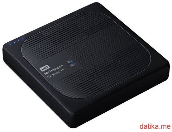 WD My Passport Wireless Pro 1TB 2.5" USB 3.0, WDBVPL0010BBK-EESN