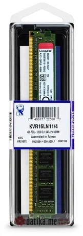 Kingston 8GB DDR3L, KVR16LN11/8