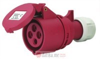 MAURER Utičnica troofazna 3P+N+T 16A/400V IP44